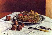 Alfred Sisley Trauben und Nusse oil